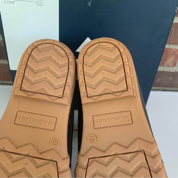 Aleader Mens Waterproof Duck Ankle Boots Lace Up US 10 M NEW - Picture 8 of 9